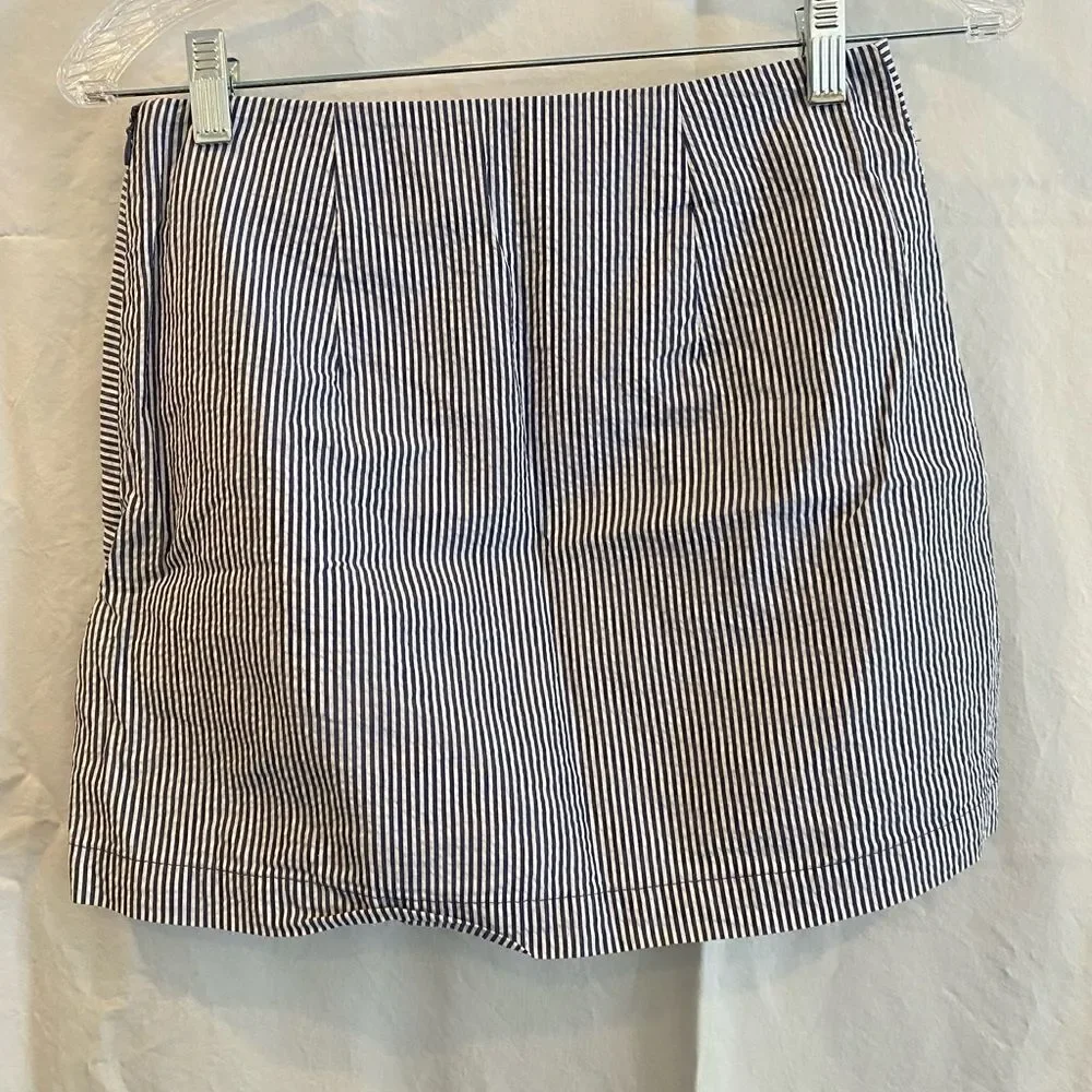Urban Outfitters Blue Striped Skirt